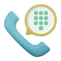 iletişim makinesi dahili arama icon