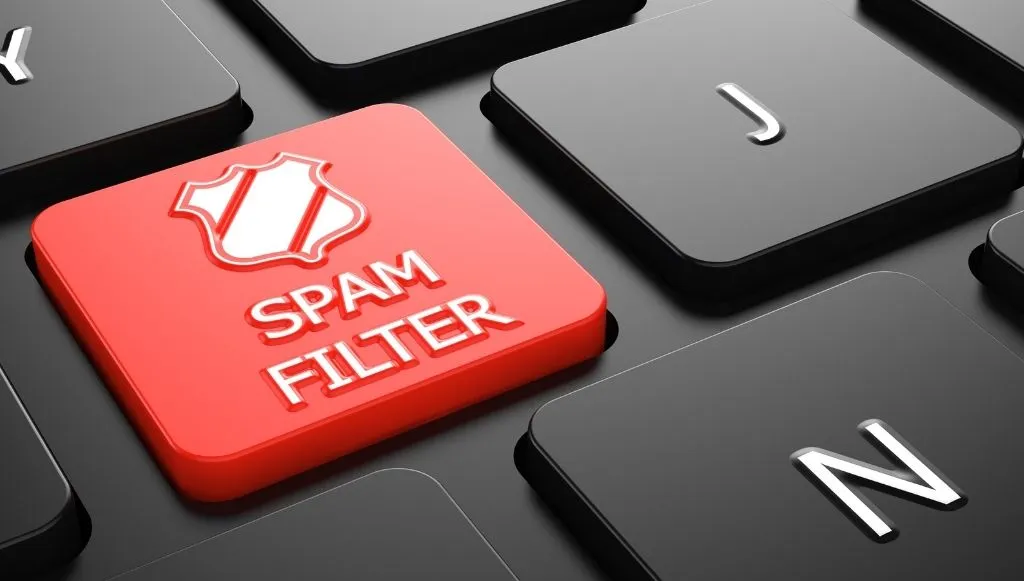 E-posta Pazarlamanın Dezavantajlarından biri olan spam filtrelerine takılmayı anlatan 3d görsel
